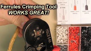 BEST Ferrules Crimping Tool Kit Wieprima Includes 1200PCS Wire Terminals REVIEW [upl. by Oedama]