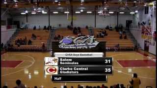 Boys Basketball Salem  Clarke Central [upl. by Grubman]