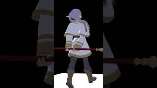 frieren walk Cycle shorts animation [upl. by Stagg]