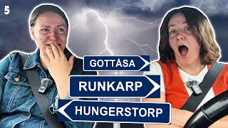 Gråtattack och åskoväder ROADTRIP TILL SVERIGES KONSTIGASTE ORTSNAMN [upl. by Yentruoc]