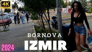 Izmir BORNOVA 2024 Walking Tour  4k UHD 60fps [upl. by Inaffyt]