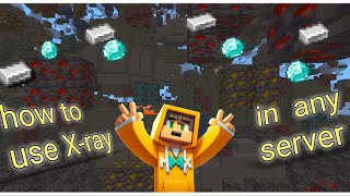 how to use Xray mod in any server minecraft [upl. by Vinn476]