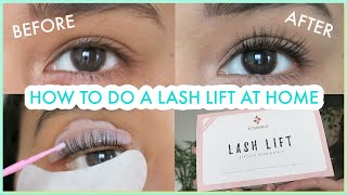 HOW TO DO A LASH LIFT AT HOME and what I regret about it 1 week later [upl. by Seravart]