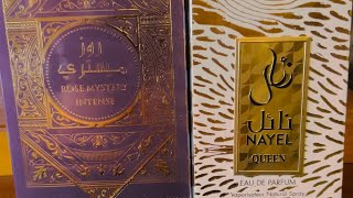 Al Wataniah Rose Mystery Intense and Nayel Queen Arabiyat Prestige 1st impressions [upl. by Calvin]