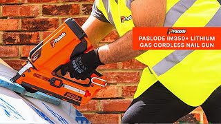 Paslode IM350 Lithium Gas Cordless Nail Gun   Paslode Nail Gun  Framing  Nailer [upl. by Garris800]