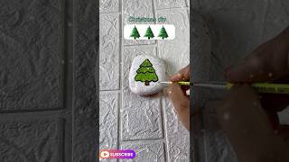 Stone painting for Christmas diy chritmascraft vintage [upl. by Spence]