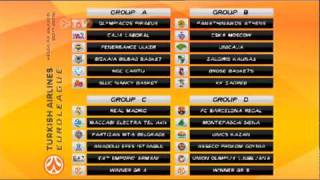 201112 Euroleague Draw [upl. by Malha]