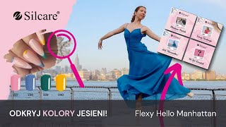 Silcare Flexy Hello Manhattan  odkryj modne paznokcie na jesień worldinyourpocket [upl. by Annaxor]