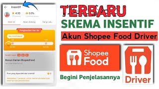 SKEMA INSENTIF TERBARU SHOPEE FOOD DRIVER • cara mendapatkan insentifbonus shopee food driver [upl. by Malda]