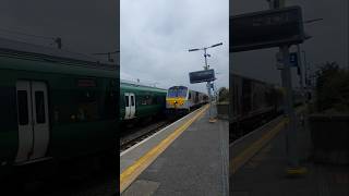 Enterprise train passing Skerries Station transport [upl. by Orrocos]