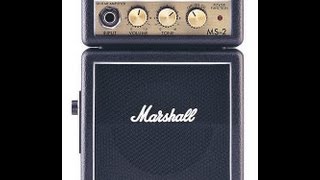 MS2 Marshall mini practice amp review [upl. by Harmaning439]