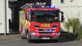 Norfolk Fire amp Rescue Service  Carrow Rescue Pump Turnout [upl. by Nyladnohr]