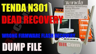 TENDA N301 ROUTER RECOVERY [upl. by Merceer]