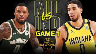 Milwaukee Bucks vs Indiana Pacers Game 1 Full Highlights  2024 ECR1  FreeDawkins [upl. by Vorster460]