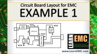 Circuit Board Layout for EMC Example 1 [upl. by Zeuqram179]