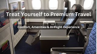 Delta Premium Select Cabin Review Comfort Amenities amp InFlight Experience [upl. by Oalsecnew]