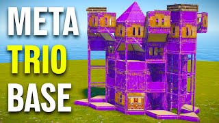 Ultimate SoloDuoTrio Rust Base Design  Simple amp Easy  META Shooting Floor  2023 Complete Guide [upl. by Pet]