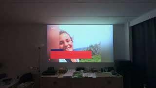 Filming the EPSON EHTW6150 projector this is the screen quality Its good [upl. by Aneehta]