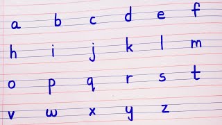 Small letters az How to write Small letters Small letters for kids Small letters writing a to z [upl. by Onivla796]