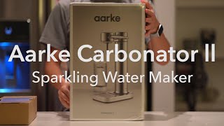 aarke Carbonator II sparkling water maker  アールケ カーボネーターII 炭酸水の作り方 [upl. by Kong]