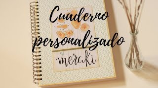 Cuaderno personalizado Meraki [upl. by Nagol]