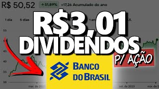 BBAS3 REI DOS DIVIDENDOS BANCO DO BRASIL ESTÁ BARATO PARA INVESTIR HOJE [upl. by Thorman]