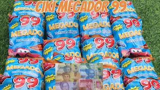 Unboxing Ciki Berhadiah MEGADOR 99 Waw ‼️ [upl. by Joannes]