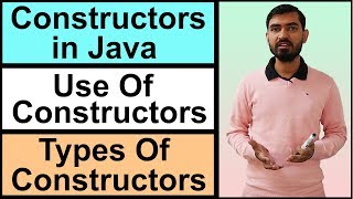 Constructors in Java  Use of Constructors  Types of Constructors with example Hindi [upl. by Deedee248]