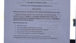 Hazleton Drought Contingency Plan in effect until further notice [upl. by Garnett]