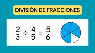 División de fracciones  paso a paso [upl. by Germayne]