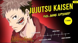 jujutsu kaisen full anime timeline explained in telugu  gojo sealed  how is geto and toji alive [upl. by Hareenum798]