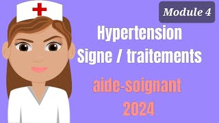 Hypertension artérielle  symptômes  causes rôles aidesoignant [upl. by Leanna]