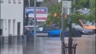 Extremes Hochwasser in Babenhausen Eindrücke hochwasser Überflutungen babenhausen [upl. by Anallese]