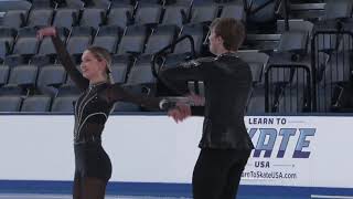 Ellie Korytek  Timmy Chapman  Senior Pairs SP  2025 Eastern Sectional US Pairs Final [upl. by Podvin]