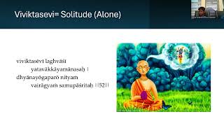 Contemplation Bhagavad Gita Chapter 18 Verse 52 [upl. by Enamrahc]