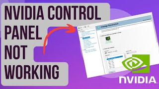 SOLVED Nvidia Control Panel Not Opening  Wont Launch Updated 2024 [upl. by Gordie787]
