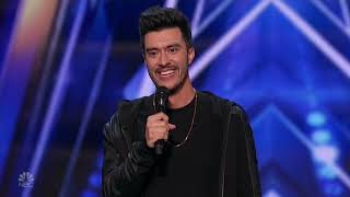 Americas Got Talent 2020 Vincent Marcus Full Performance And Judges Comments S15E01 [upl. by Narhem]