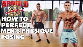 HOW TO PERFECT MENS PHYSIQUE POSING [upl. by Notwal777]