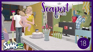 Lets Play The Sims 2  BACC Seaport 18 The Stewarts Birthday Celebration [upl. by Tristas537]