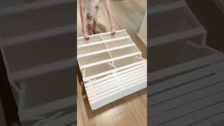 This shoe cabinet is installationfree and has a large capacity One cabinet can hold 40 [upl. by Jovia45]