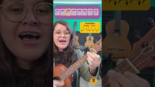 Alfonsina y el mar Ukulele Tutorial Estribillo [upl. by Ahsinrad]