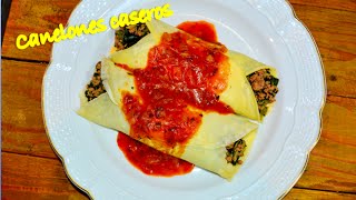 Canelones caseros de carne y verdura [upl. by Beata]