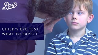 Childs Eye Test  What To Expect  Boots UK [upl. by Anilad241]