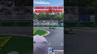 Canadian Grand Prix Start Date to be Moved in 2026 Montreal Formula1 CanadianGP [upl. by Einahpad]