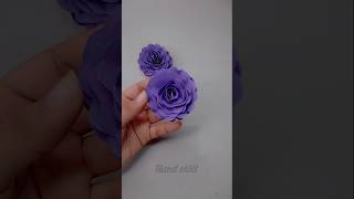 Diy paper flowerpaper rose makinghow to make paper rose paper rose makingrose making tutorial [upl. by Jaymee]