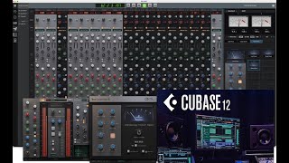 SSL 360 Mixer Plugin per Channel Strip 2 e Bus Compressor 2 configurazione su Cubase 12 Pro [upl. by Fayola283]