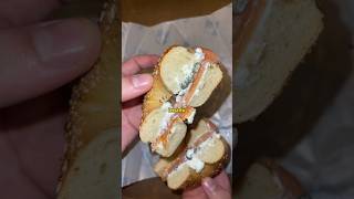 I Went to The Oldest Bagel Shop in NYC 🤯🔥 bagel bagels [upl. by Ative345]