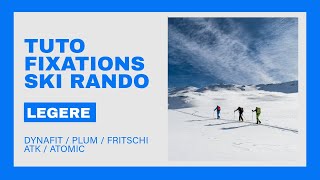 Comparatif fixations Ski Rando Dynafit Speed Plum Pika Fritschi Xenic ATK Crest Atomic Backland [upl. by Ntsyrk]