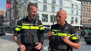 Op pad met agenten Hans en Jeroen van de Leidsebuurt  FANCLUB CENTRUM [upl. by Vinson]