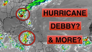 TD4 could rapidly intensify into Hurricane Debby b4 landfall  Tropical Wave in the Caribbean [upl. by Yrtnahc]